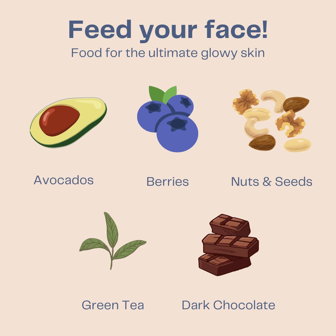 Nutrients for glowing skin